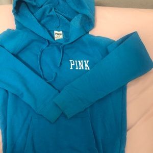 VS PINK, Blue Hoodie, M